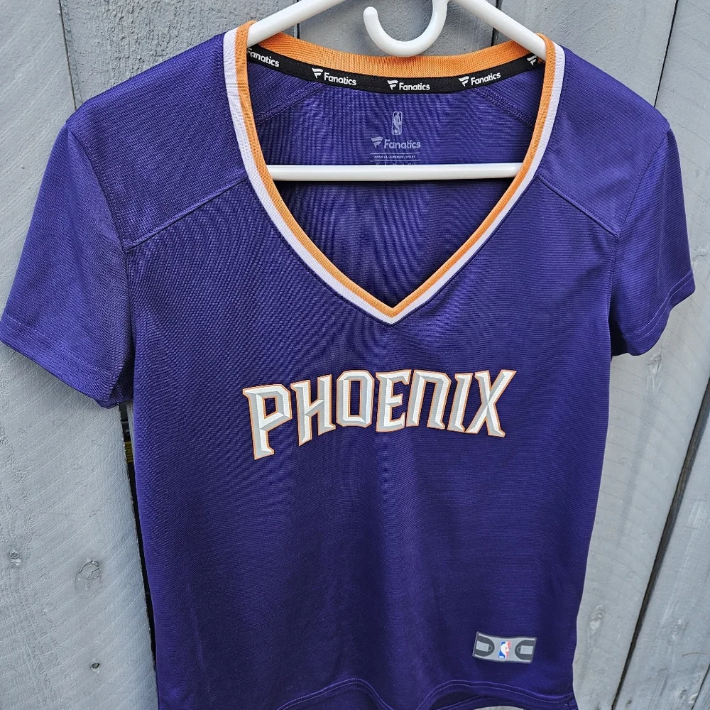NWOT Fanatics Phoenix Suns V-Neck Shirt - Picture 3 of 7